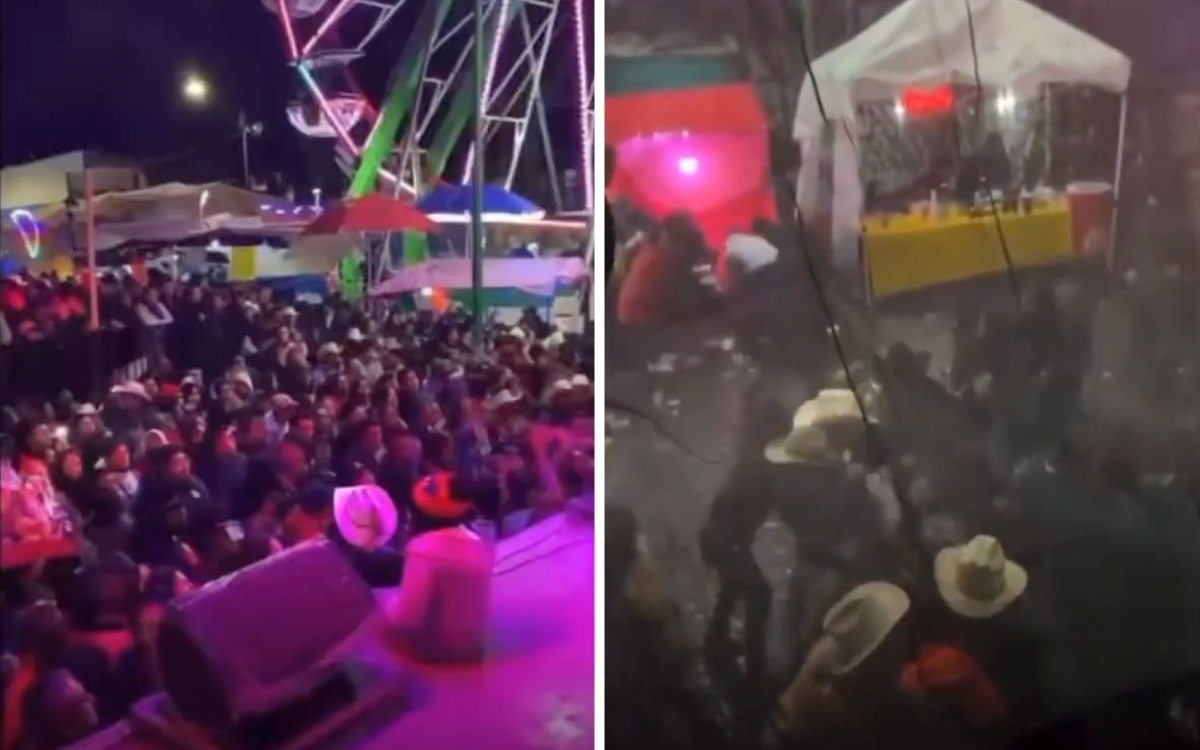Reportan estampida por balacera en Feria de San Miguel Topilejo, Tlalpan