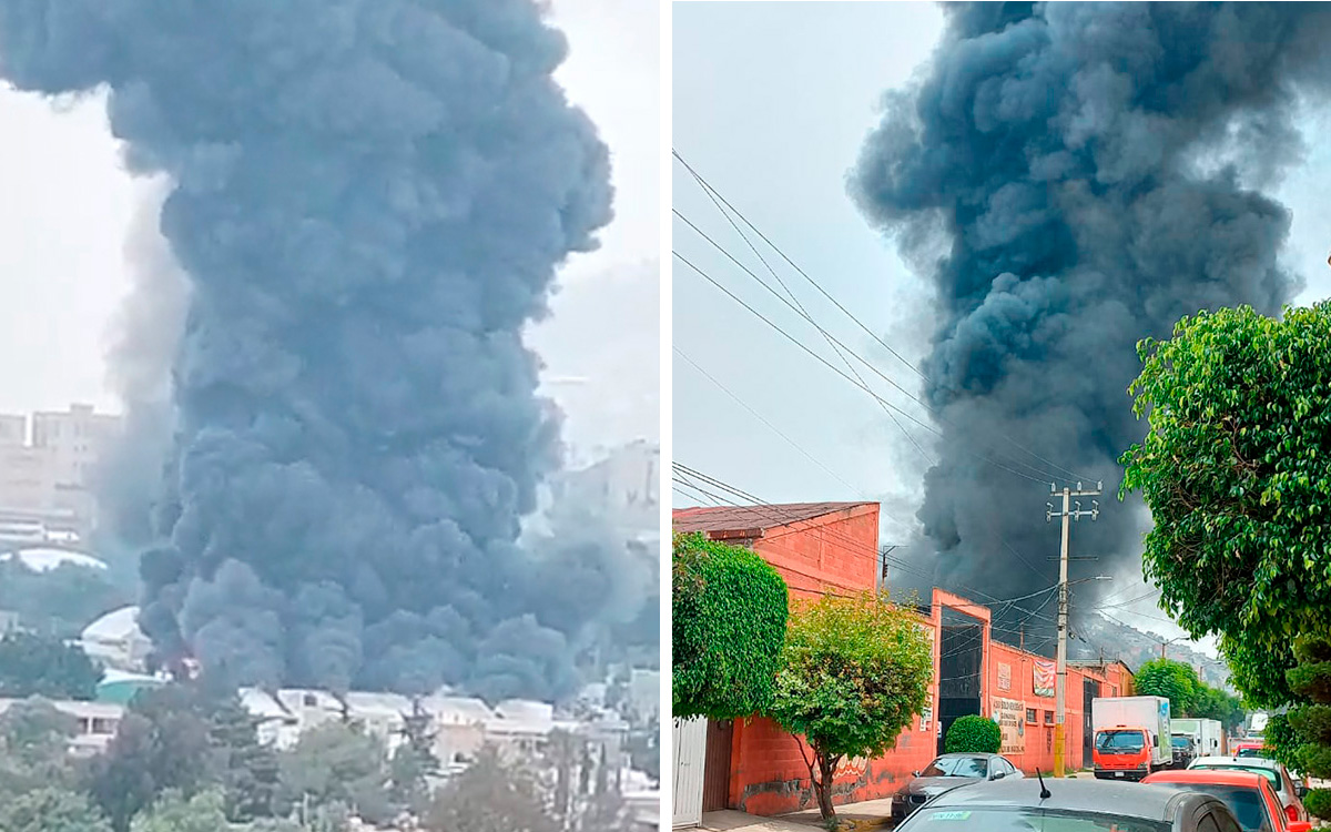 Reportan fuerte incendio en San Pedro Xalostoc | Video