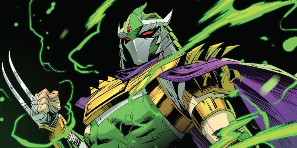 Shredder as the Green Ranger.