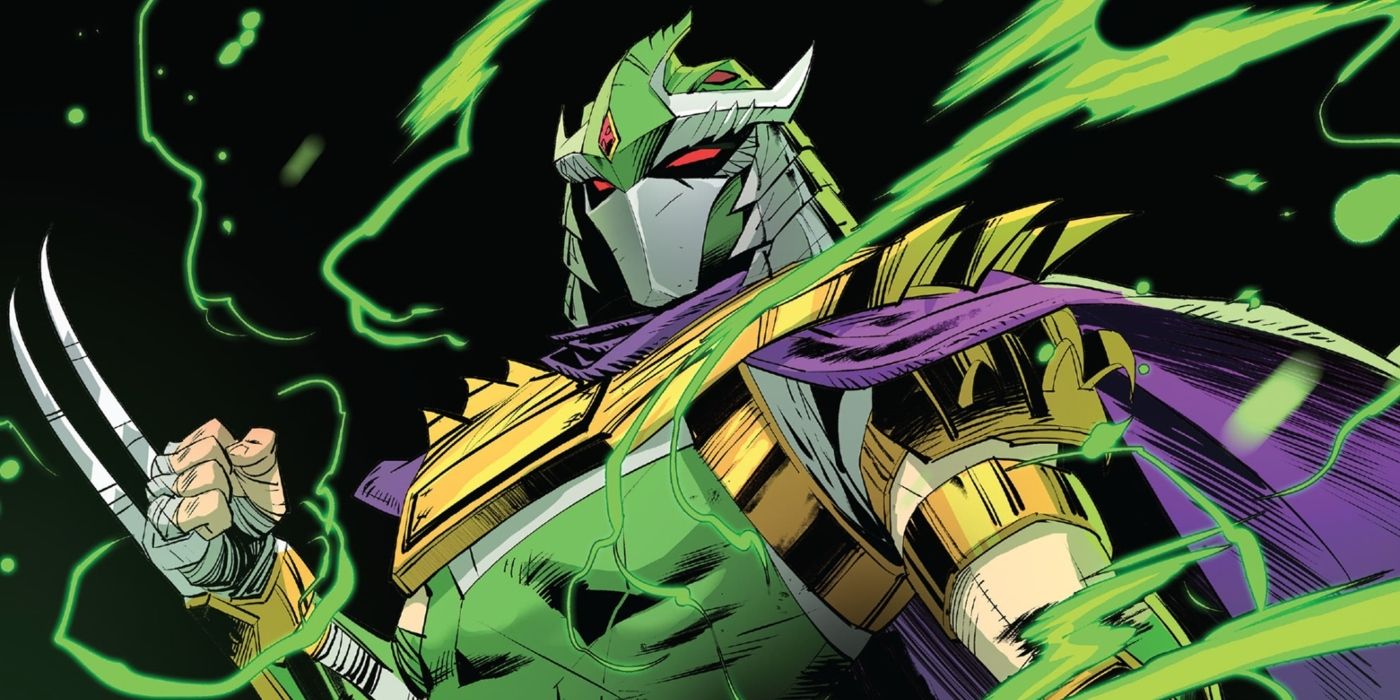 Shredder de TMNT obtiene una actualización de Power Ranger verde: ¡como héroe!