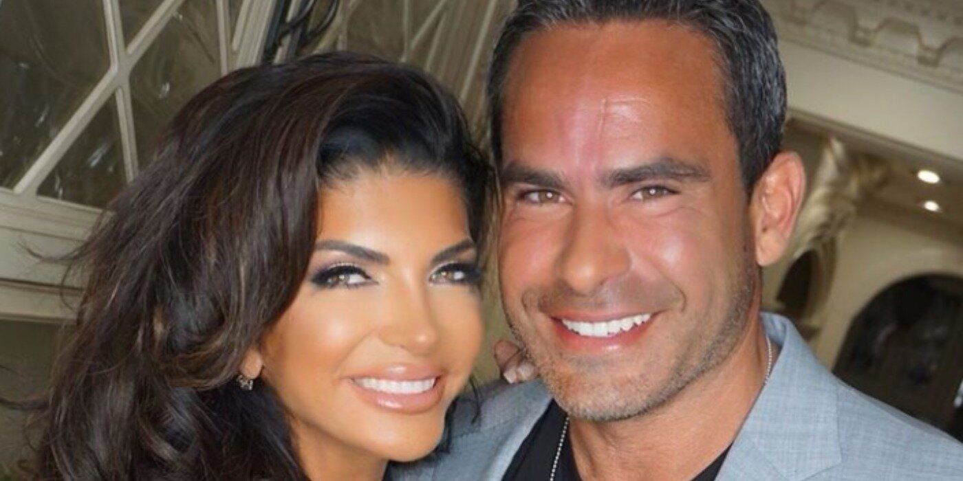 Teresa Giudice and Luis Ruelas from The Real Housewives of New Jersey close up of couple