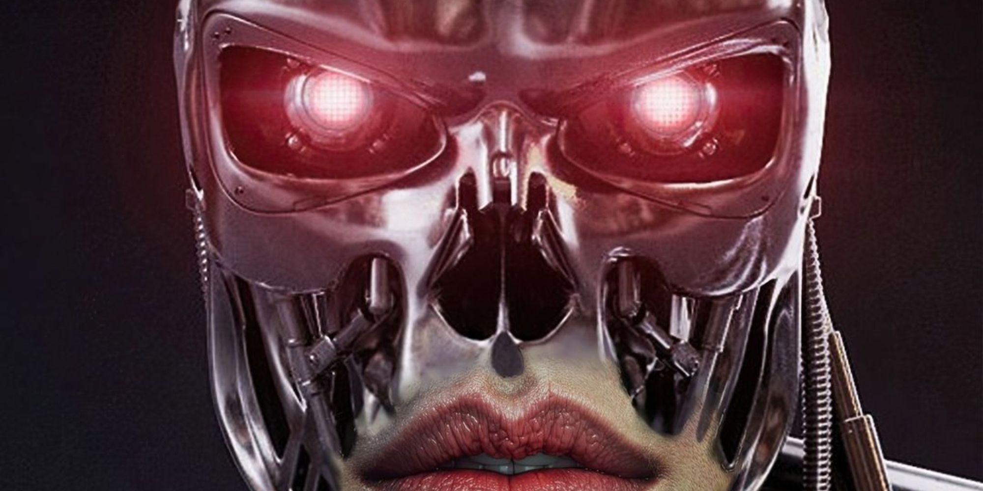Terminator Fan Art Endoskeleton Getting Skin On Its Face
