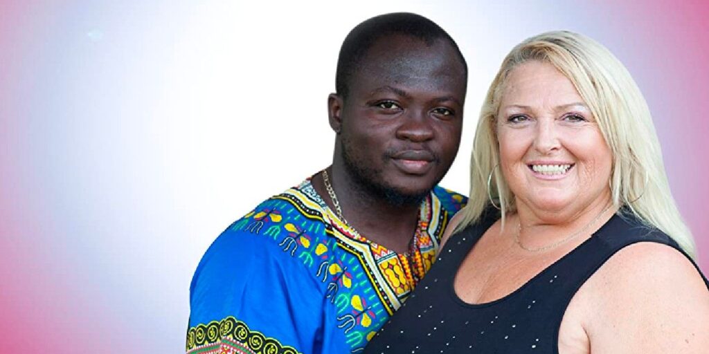 Angela Deem and Michael Ilesanmi in 90 Day Fiancé promo photo