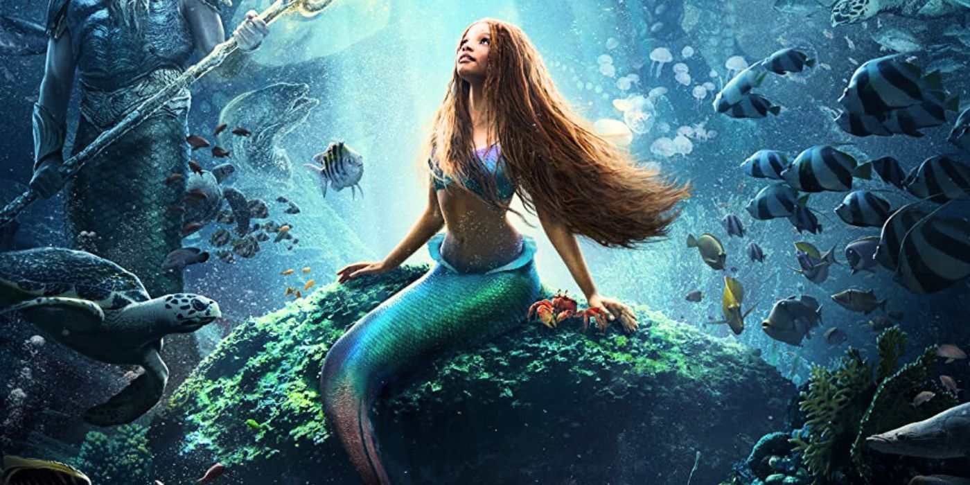 The Little Mermaid Live-Action Remake Halle Bailey Underwater