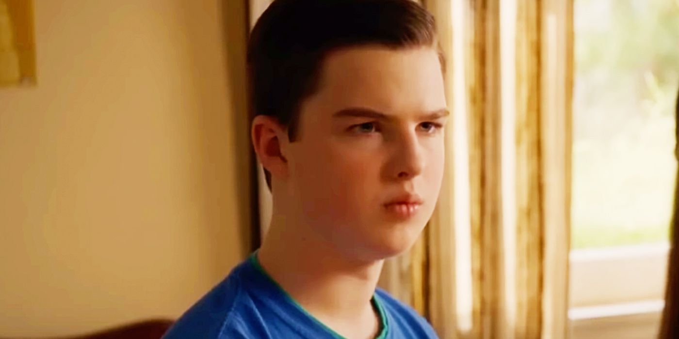 Young Sheldon looking puzzled