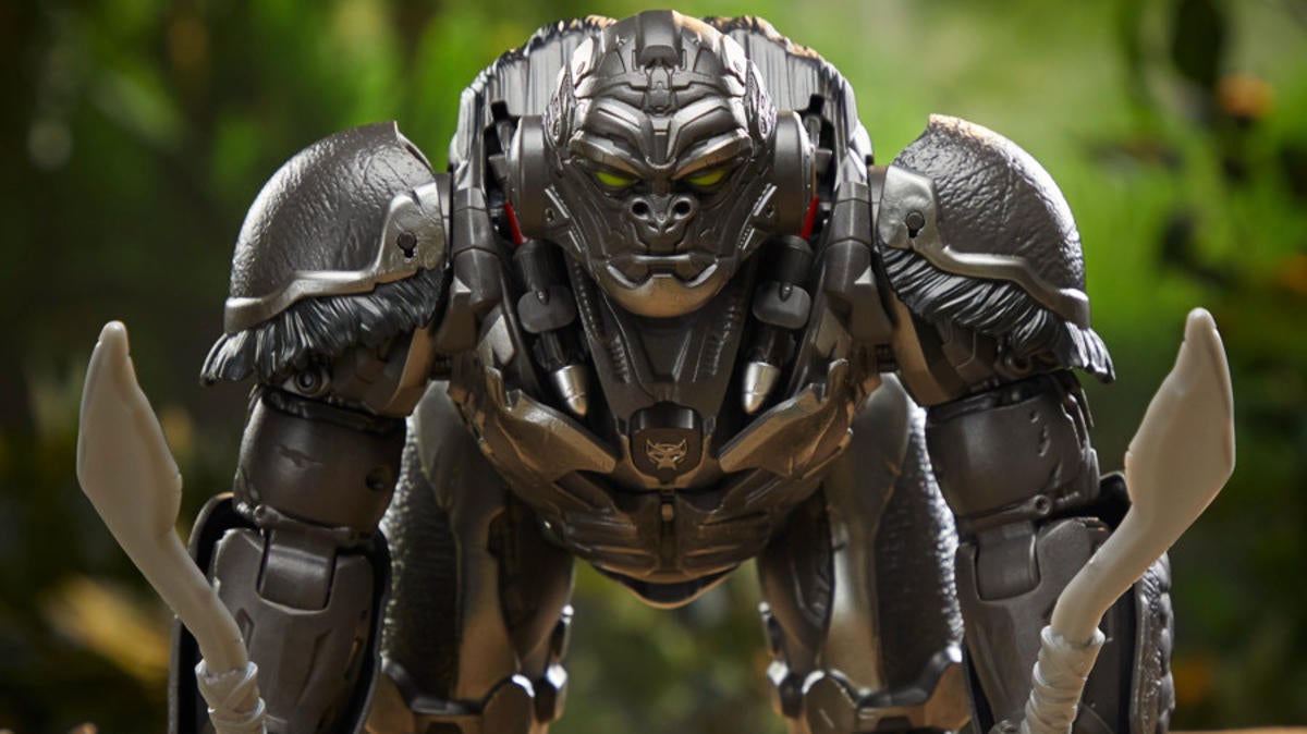 Transformers: Rise of the Beasts Auto-Converting Animatronic Optimus Primal Figura está aquí