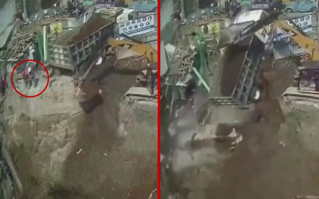 Video | El momento exacto del derrumbe en una construcción de la Cuauhtémoc