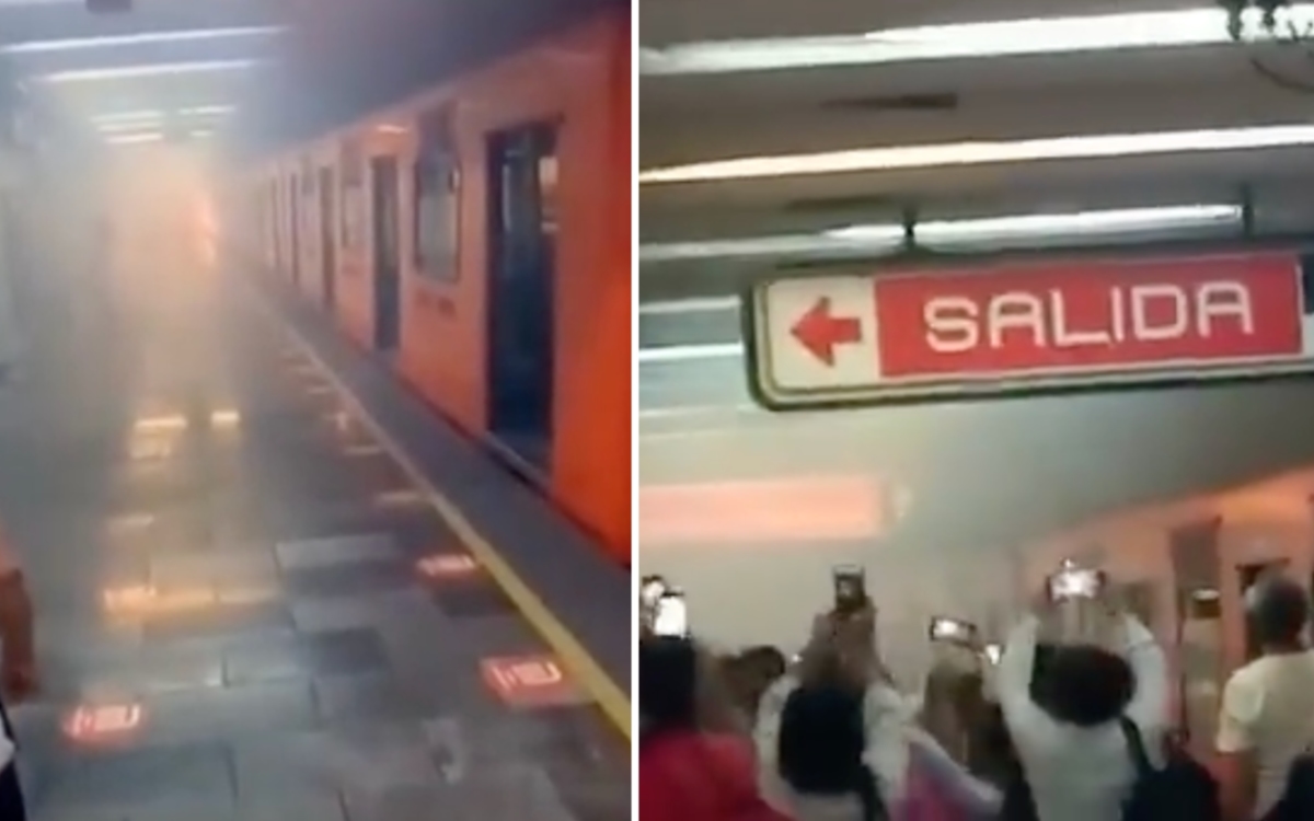Videos | Desalojan tren de la estación La Villa del Metro de la CDMX