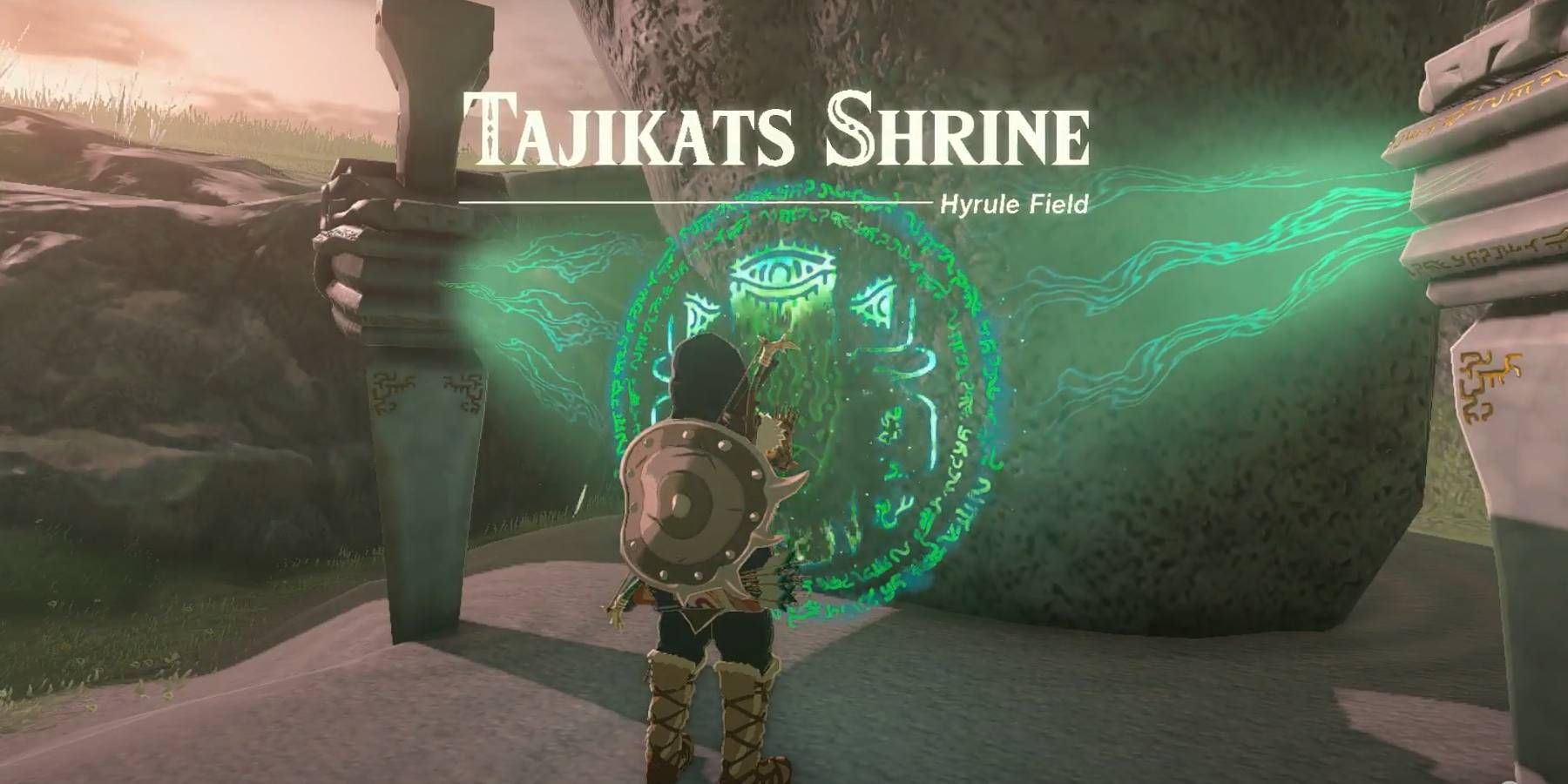 The Legend of Zelda: Tears of the Kingdom Tajikats Shrine Found in Hyrule Field