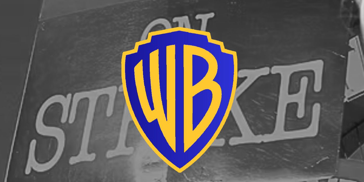 Warner Bros Logo in Front of Strike Sign