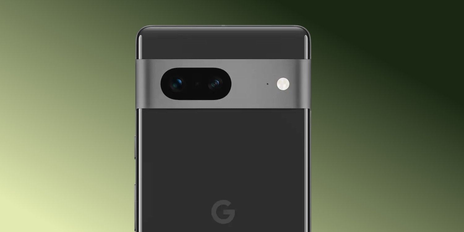 Rear view of the Pixel 7