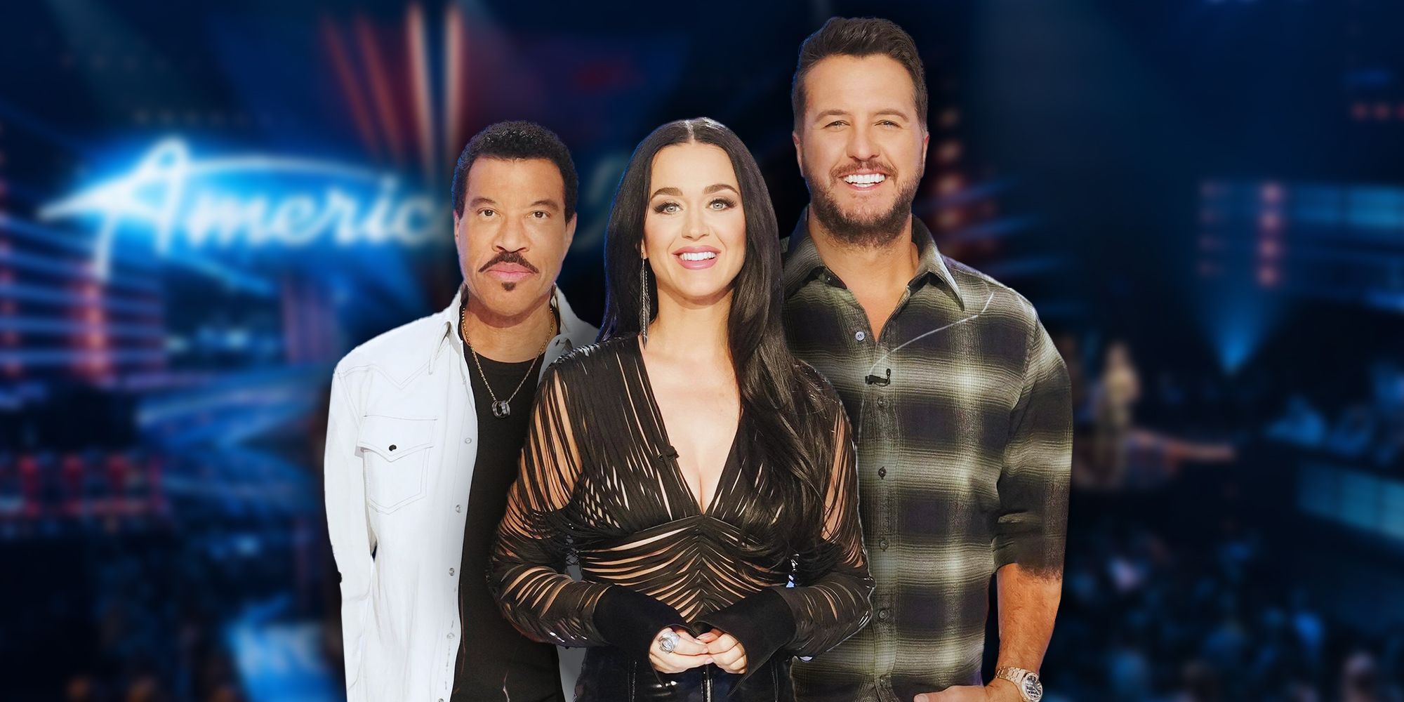 Lionel Richie, Katy Perry, and Luke Bryan from American Idol
