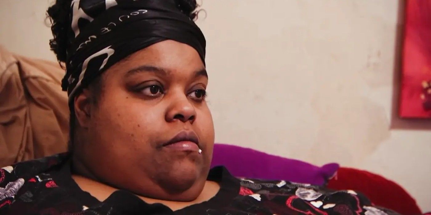 Mercedes Cephas from my 600 lb life season 7 looking pensive