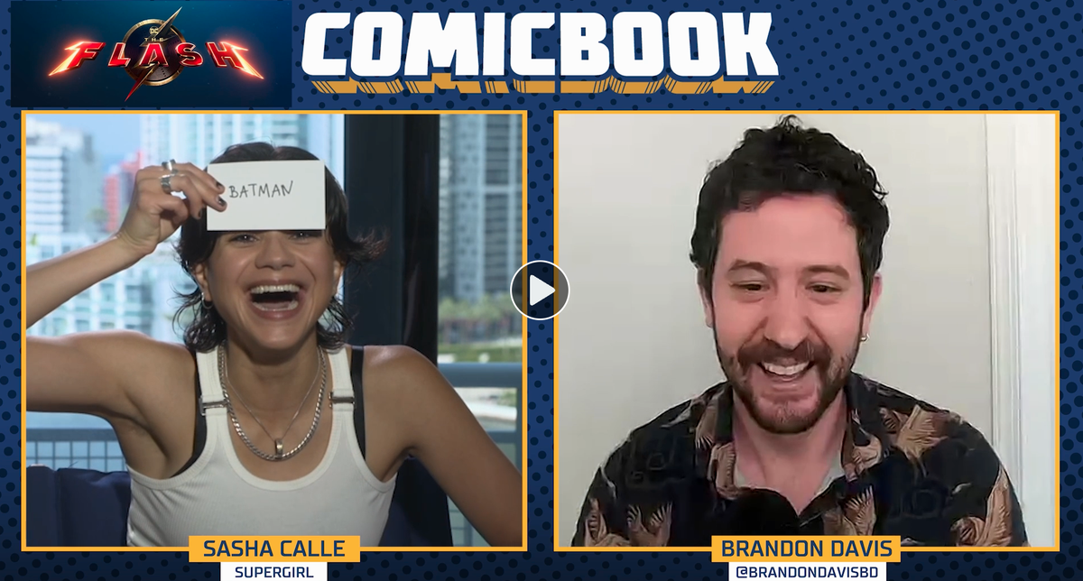 MIRAR: The Flash Star Sasha Calle juega Heads Up con el tema de DC