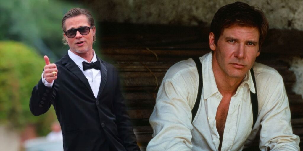 Brad Pitt and Harrison Ford