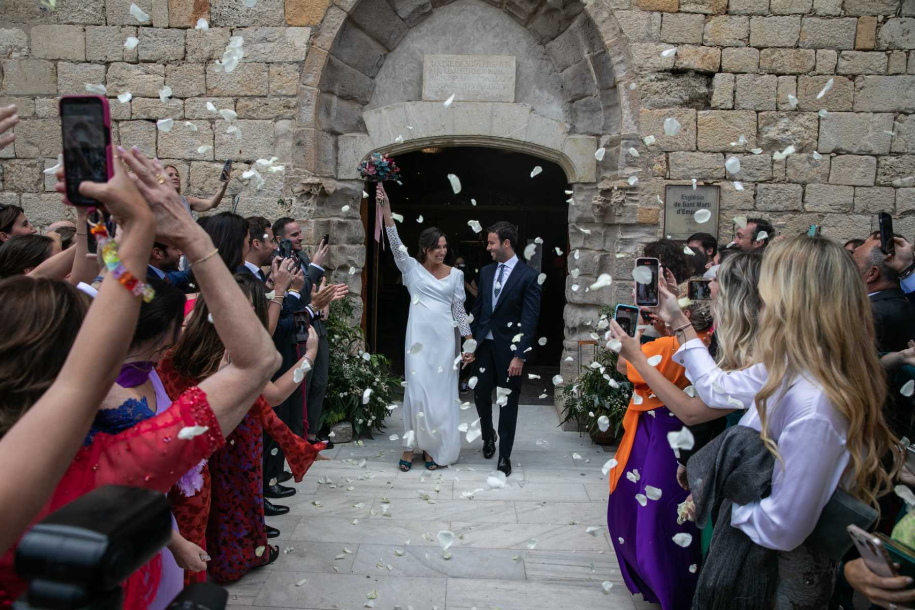 Claudia Collado y Matías Prats Jr. en el día de su boda / Gtres