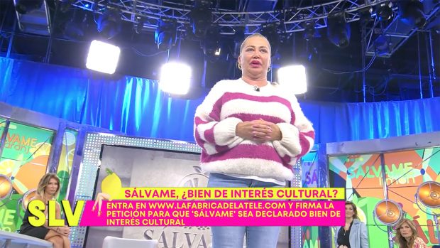 Belén Esteban en 'Sálvame'. / Telecinco