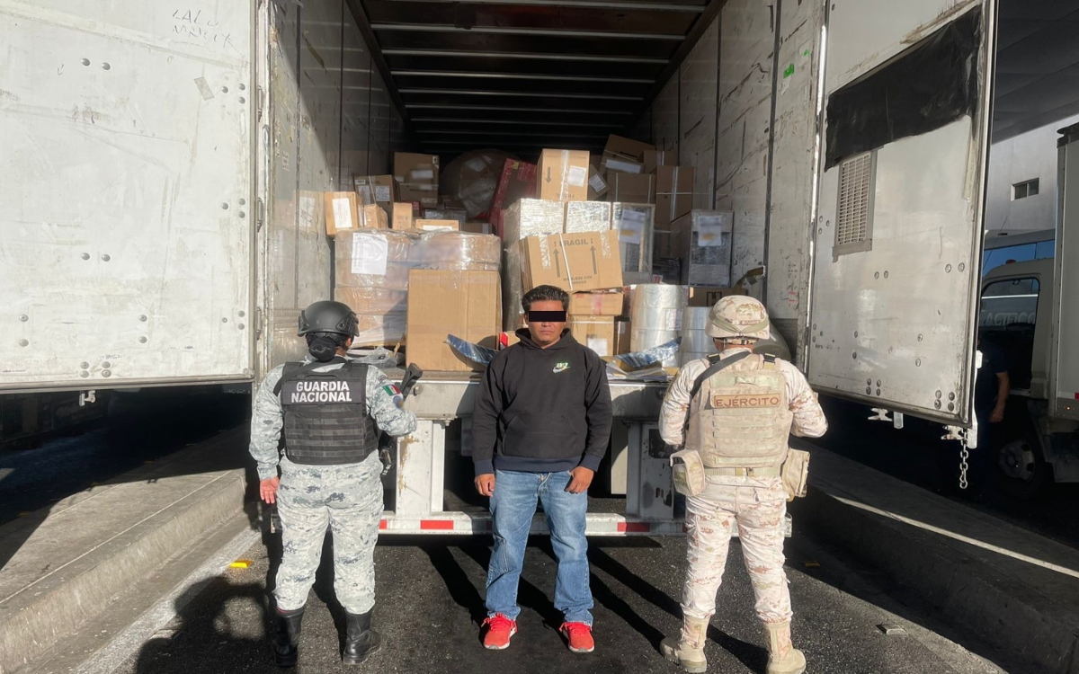Cae por transportar casi mil placas balísticas a Tijuana