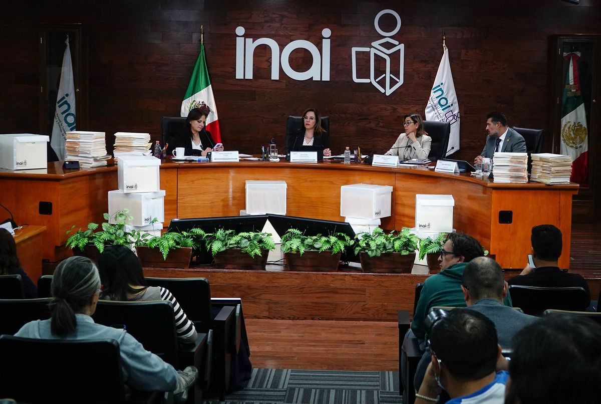 El INAI se reúne por mandato judicial tras dos meses de parálisis por falta de quórum