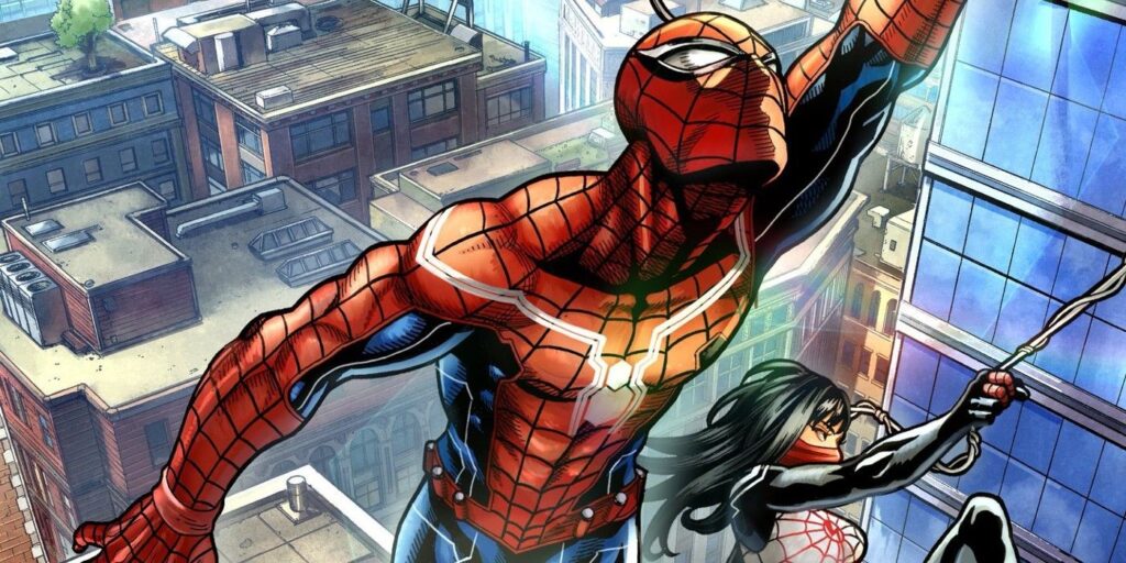 Spider-Man and Silk from Fake Red