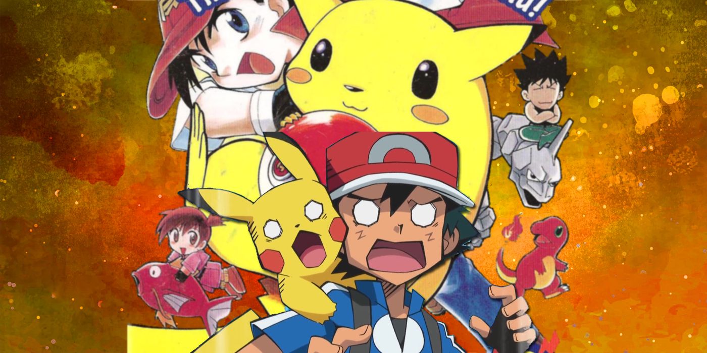 Pokemon's Ash, in both his anime and Electric Tale of Pikachu manga incarnations