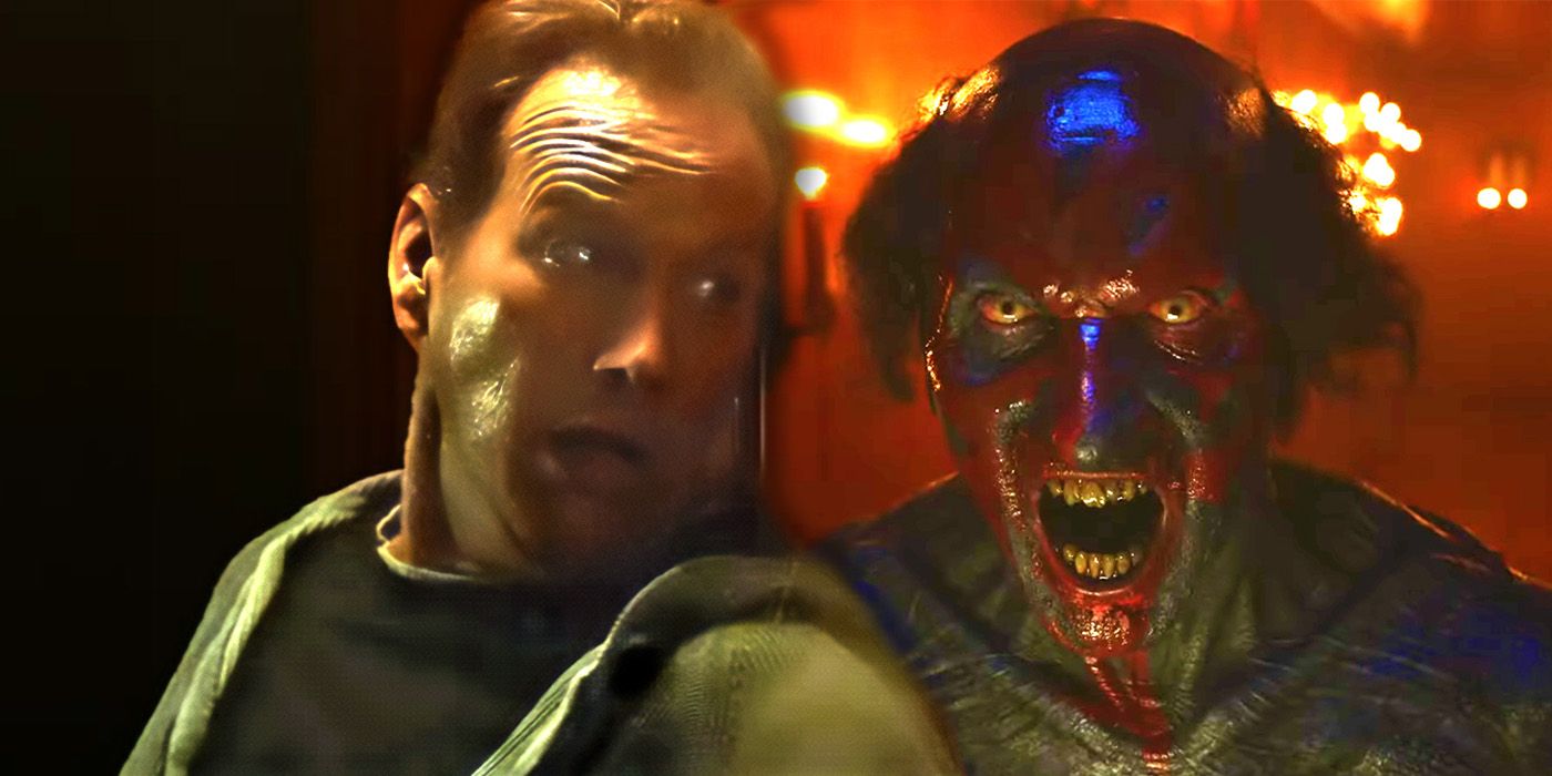 Patrick Wilson and Lipstick-Face Demon in Insidious The Red Door