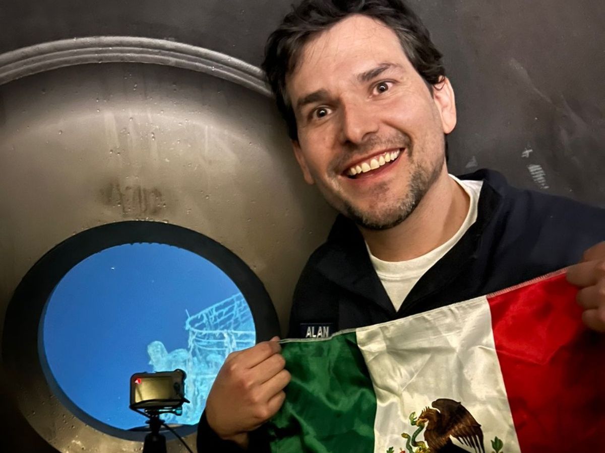 El ‘youtuber’ mexicano que hizo el viaje del sumergible al ‘Titanic’ el año pasado: “Era consciente de que estaba arriesgando mi vida”