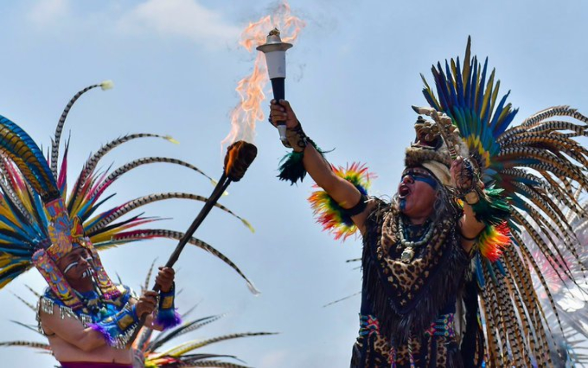 Encienden el fuego nuevo en Teotihuacán de cara a los JCC San Salvador 2023 | Video