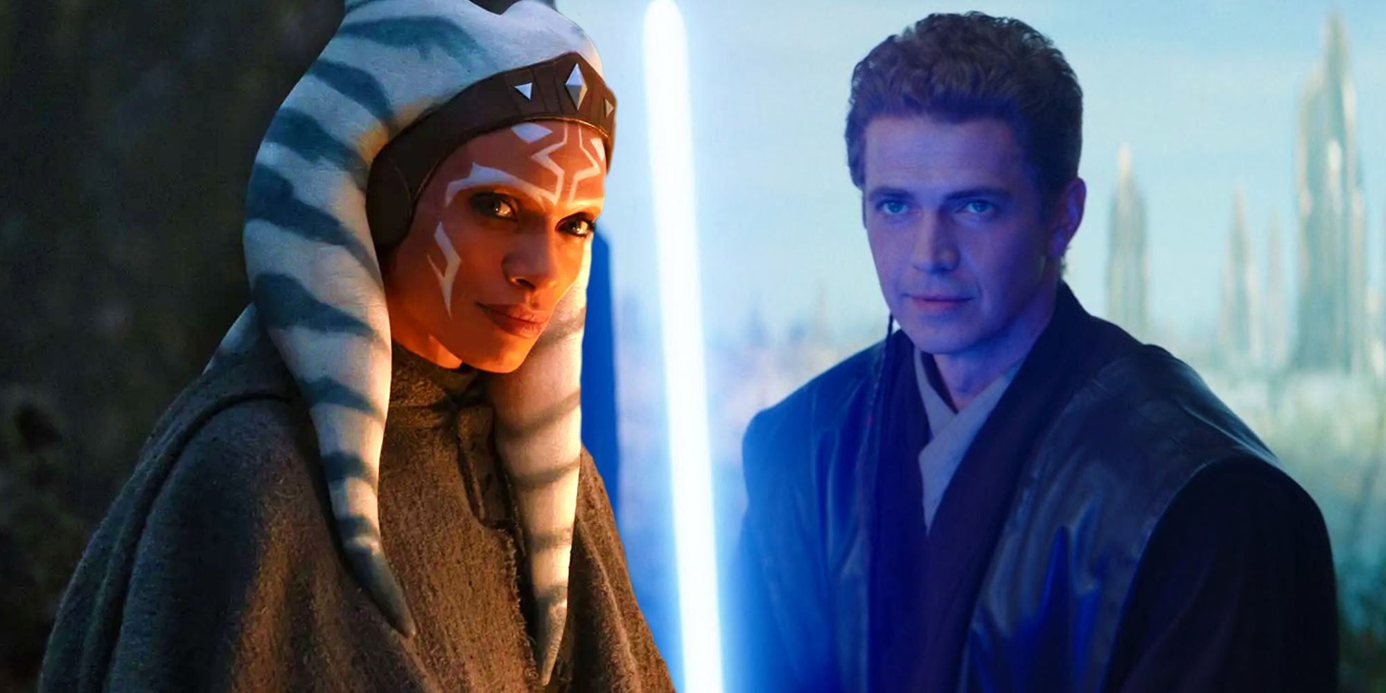 Ahsoka Tano and Anakin Skywalker from live-action Star Wars