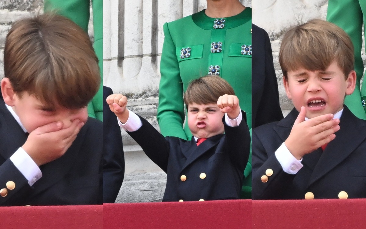 Fotos | Príncipe Louis nuevamente se roba el show, ahora en el Trooping the Colour