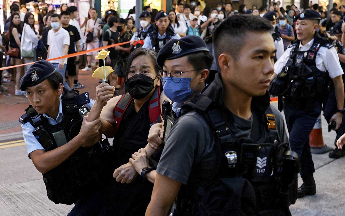 Hong Kong: Mas de una decena de detenidos en el aniversario de la matanza de Tiananmen