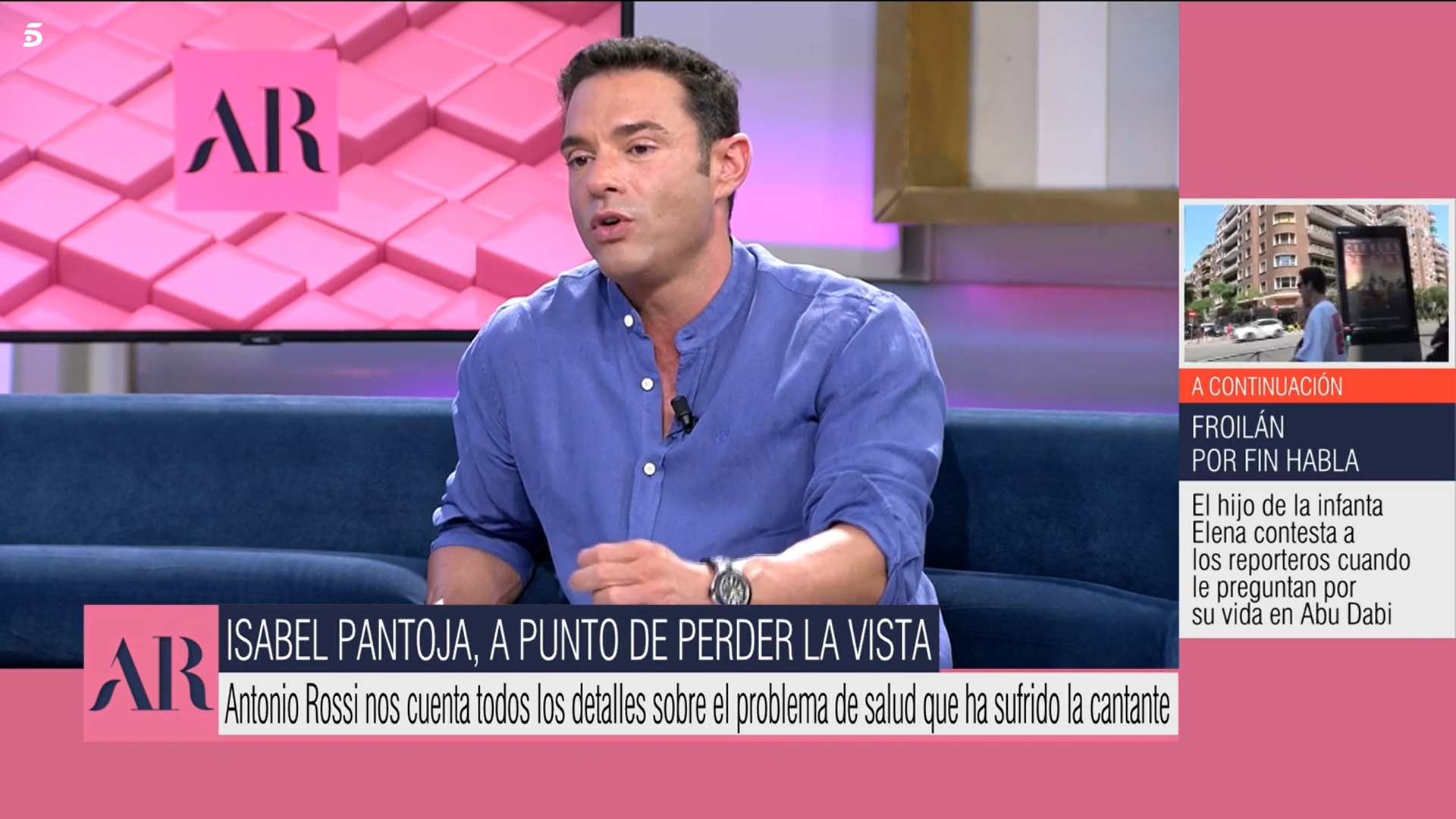 Antonio Rossi en 'El programa de Ana Rosa'/ Mediaset 