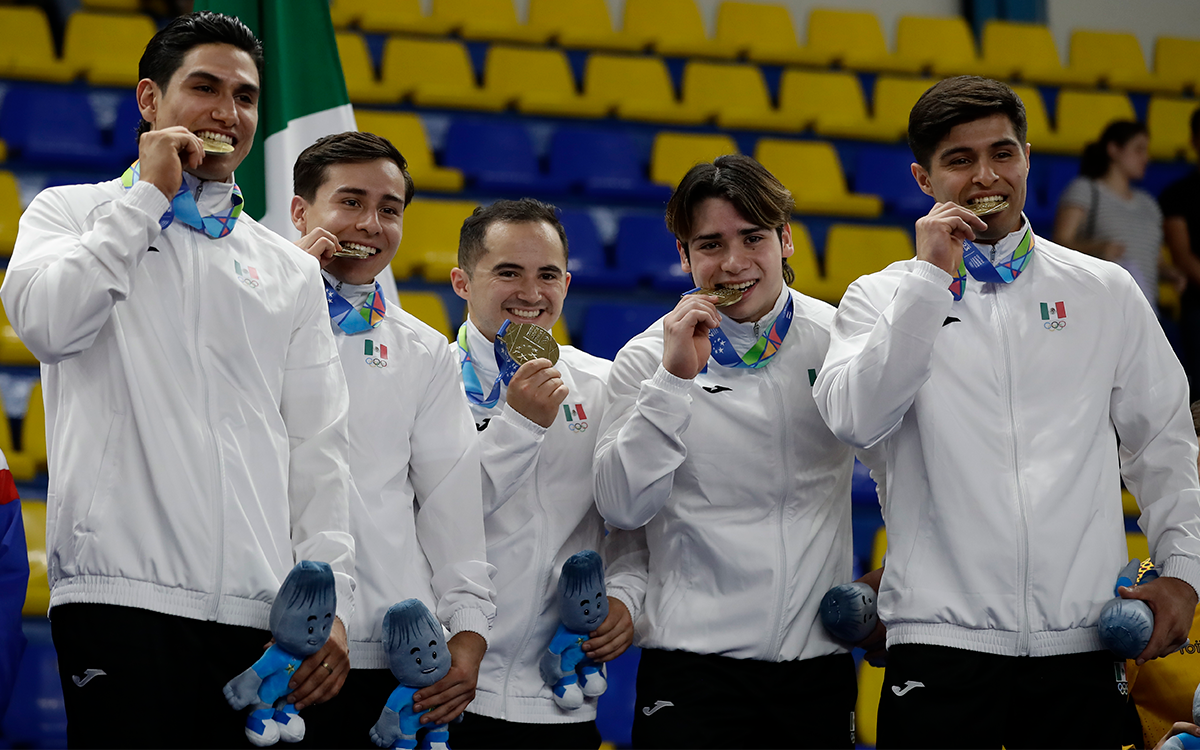 JCC San Salvador 2023: El equipo masculino de gimnasia da primer oro a México