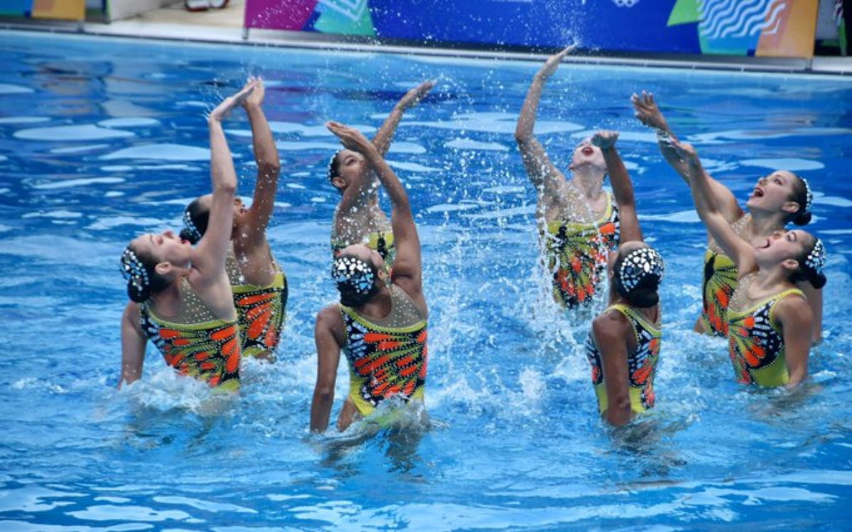 JCC San Salvador 2023: Equipo mexicano se cuelga el oro en nado artístico | Video