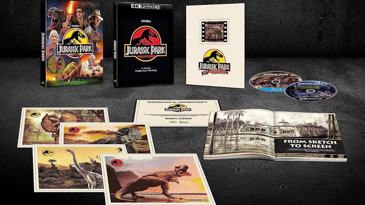 Jurassic Park celebra su 30 aniversario con un nuevo lanzamiento en Blu-ray 4K