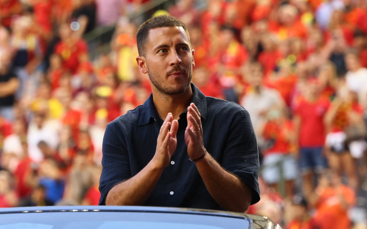 La Selección de Bélgica despide a Eden Hazard con honores