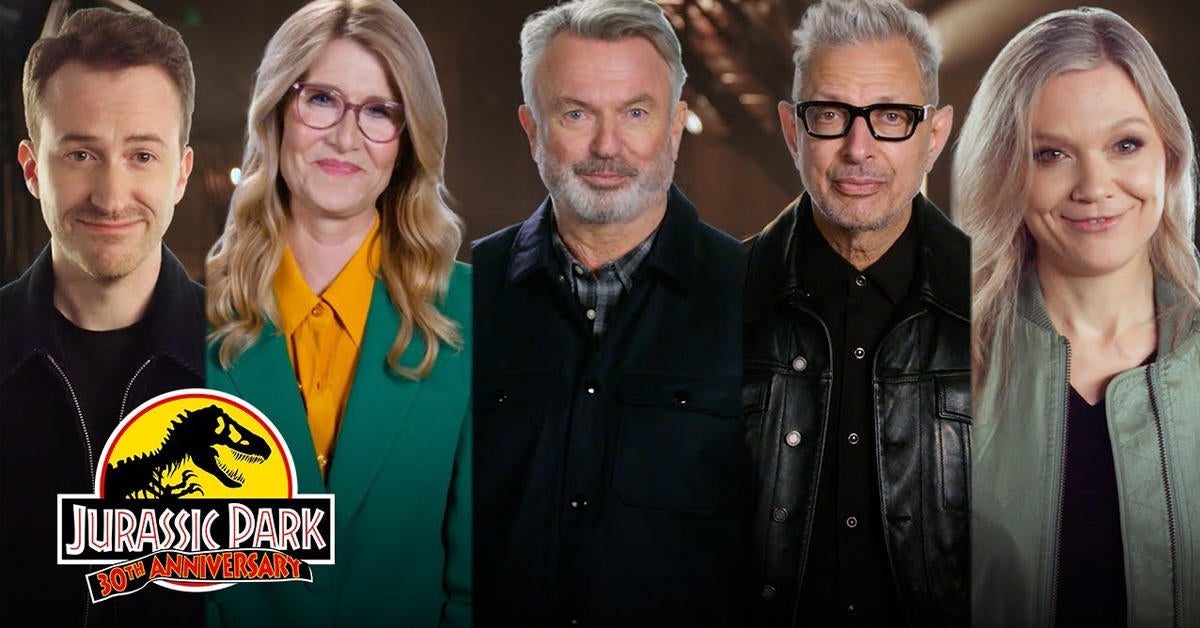 Las estrellas originales de Jurassic Park se reúnen para el largometraje del 30 aniversario