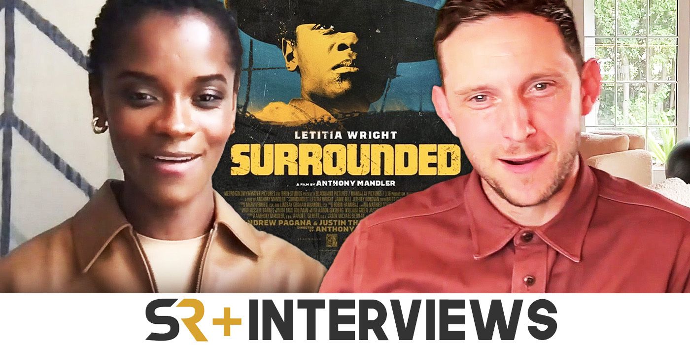 jamie bell letitia wright surrounded interview