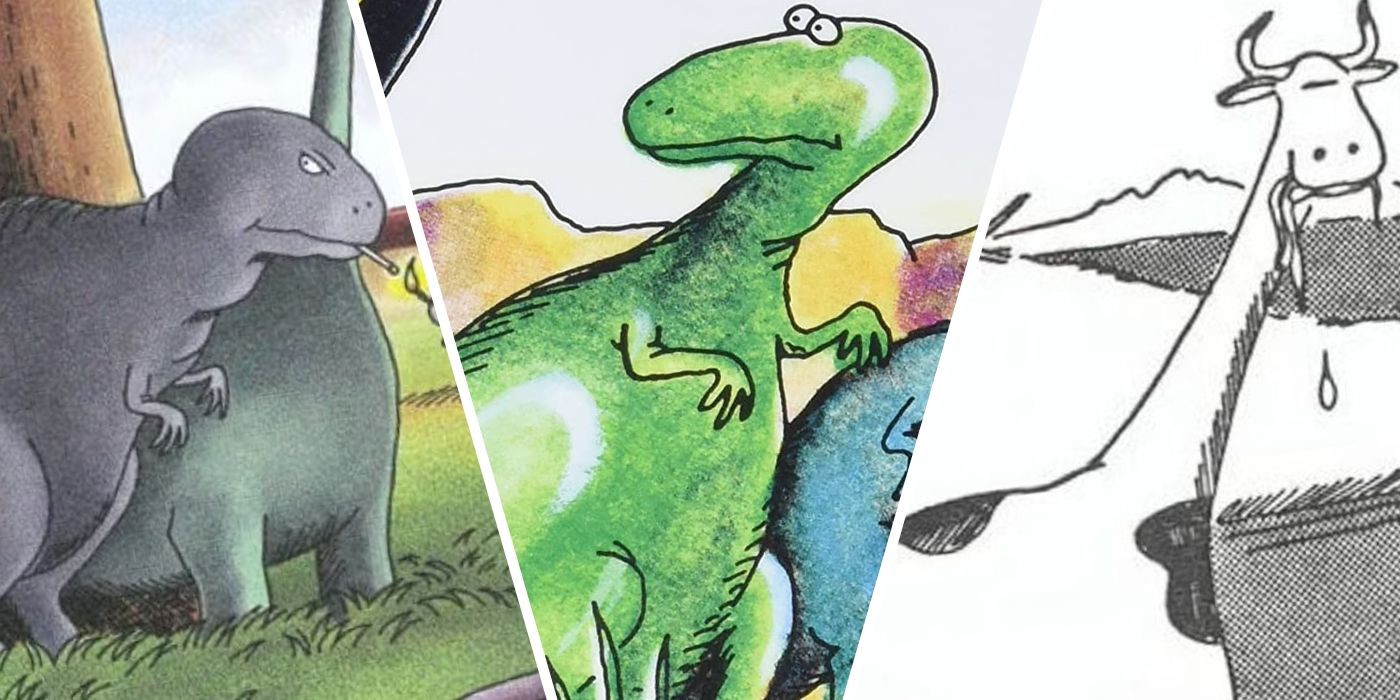 Los 10 cómics más surrealistas de Far Side sobre dinosaurios