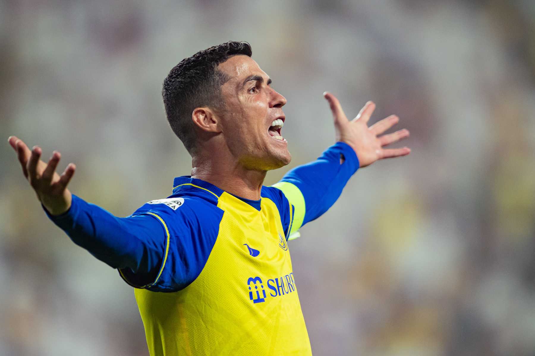 Cristiano Ronaldo durante un partido de fútbol / Gtres