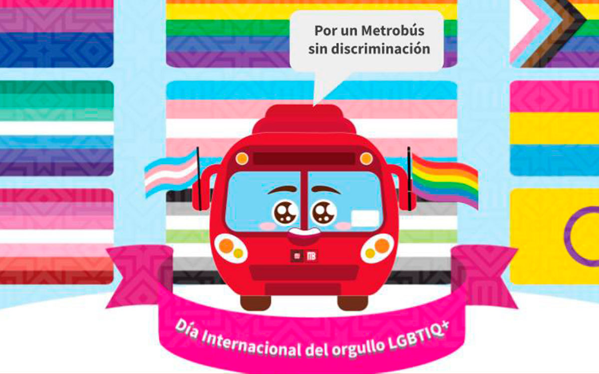 Metrobús anuncia cierre de estaciones por Marcha LGBT 2023