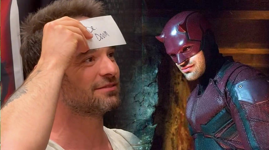 Mira a la estrella de Daredevil, Charlie Cox, jugar al juego Heads Up con temática de Marvel (exclusivo)