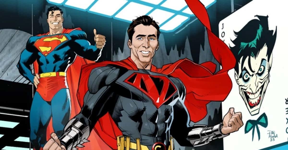 Nicolas Cage aparece como Superman en la portada de DC