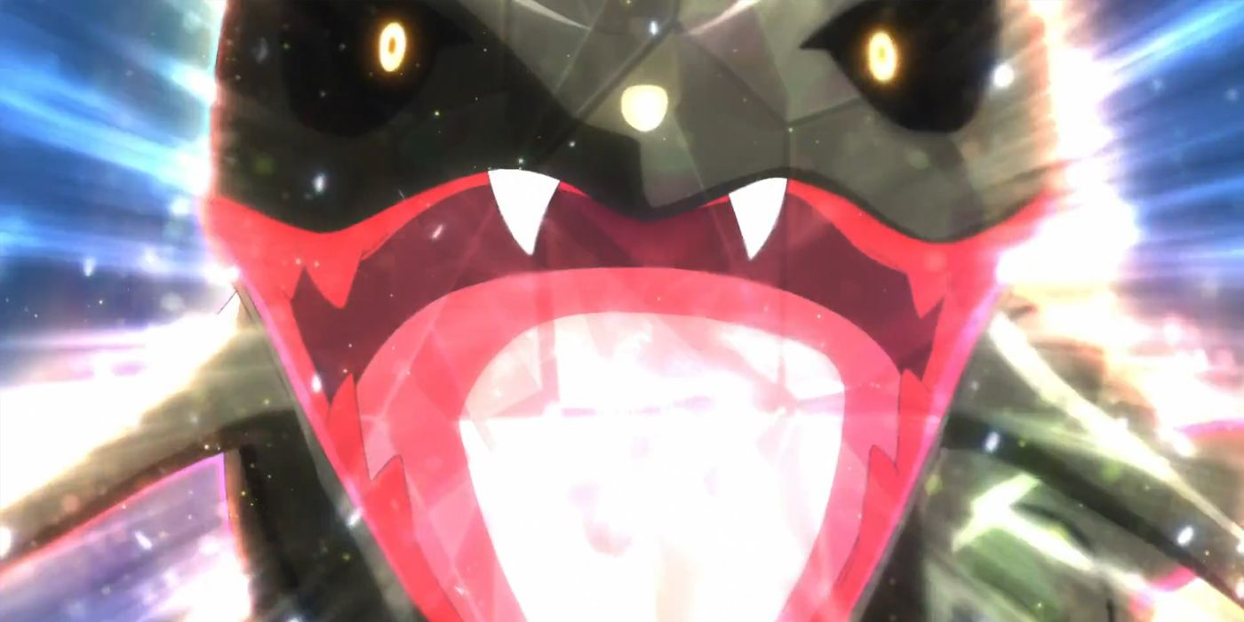 Pokemon Horizons: The shiny crystal Rayquaza seen in episode 6.