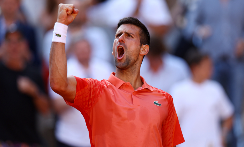 Roland Garros: Djokovic llega a 90 triunfos en París y espera a Alcaraz o Tsitsipas