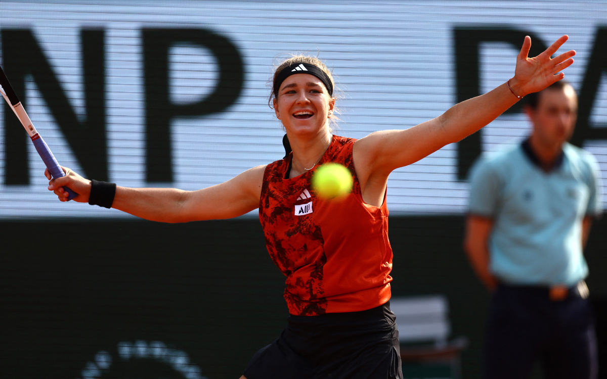 Roland Garros: Muchova se cita en la final tras épico duelo con Sabalenka