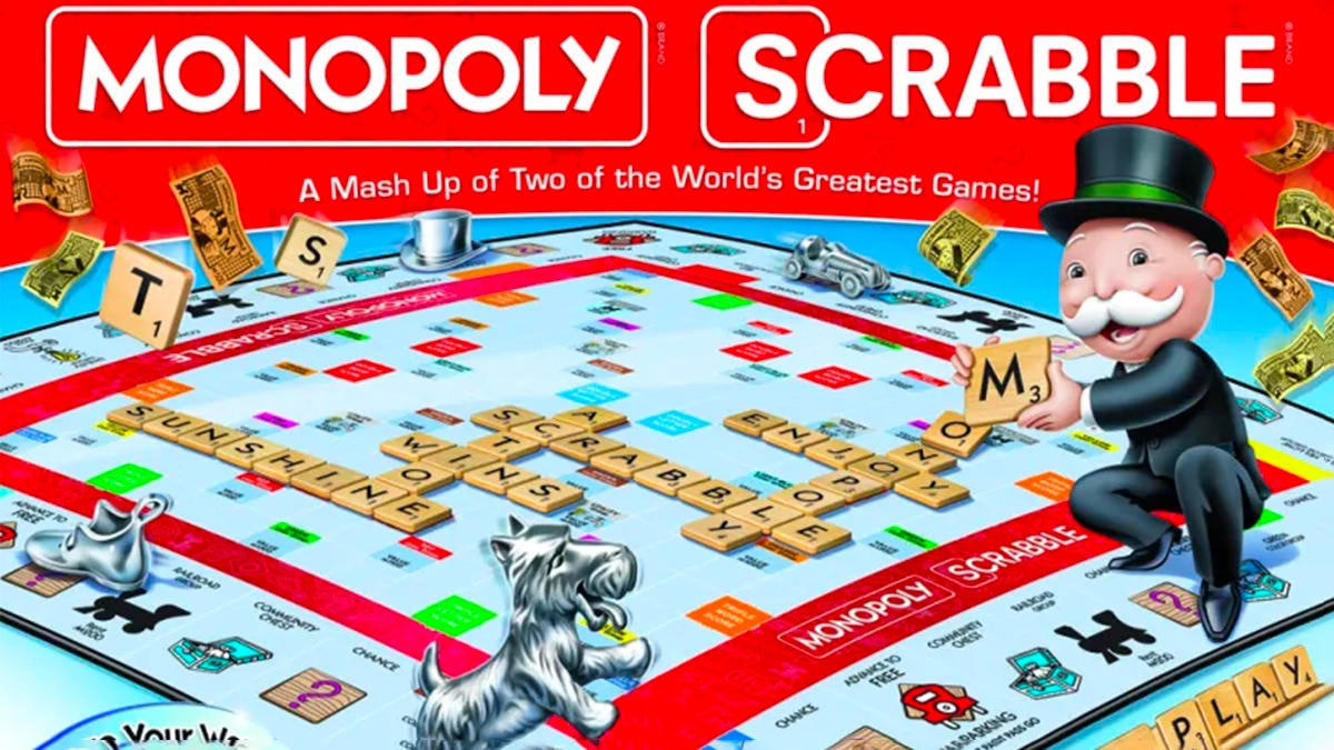Se acaba de anunciar un impío Monopoly Scrabble Mash-Up