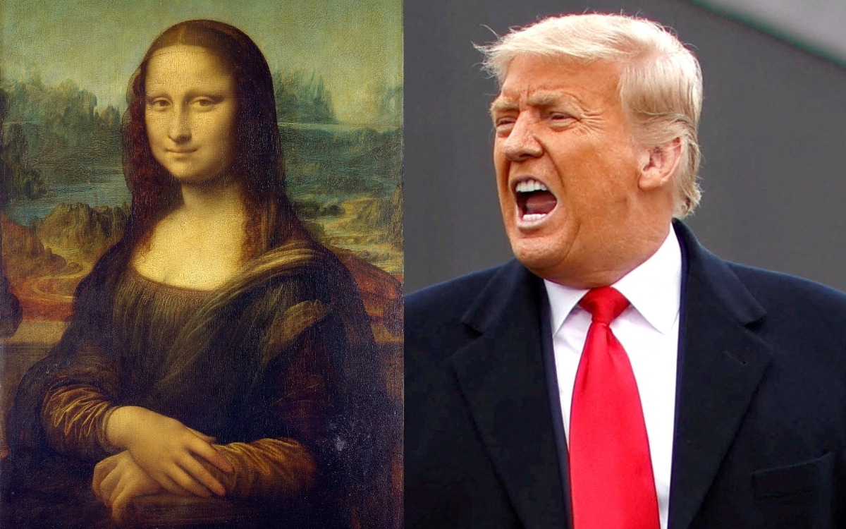 'Soy como la Mona Lisa': Donald Trump presume así su poder de convocatoria