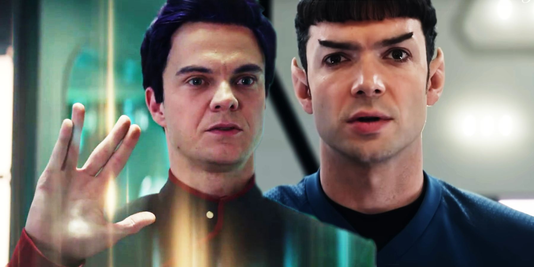 Jack Quaid and Ethan Peck in Star Trek: Strange New Worlds