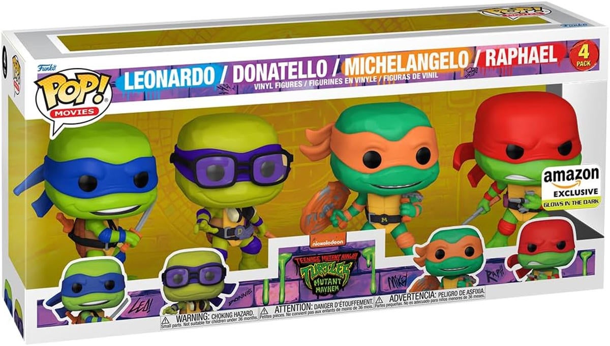 Teenage Mutant Ninja Turtles: Mutant Mayhem Funko Pops y SODA ya están a la venta